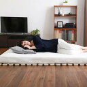 セミダブルベッド すのこベッド ローベッド 折りたたみベッド ロール式 ヘッドレス 布団対応 コンパクト 頑丈 天然木使用 シンプル ダークブラウン 幅120cm 長さ207cm