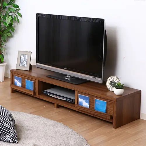 乐天商城 - [テレビ台 幅150cm] ロータイプ 木脚タイプ キャスター付き 引き出し付き 木目調 ディスプレイ スタイリッシュ 実用性 デザイン性 収納スペース オープン収納 シンプルモダン ライトブラウン 高級感