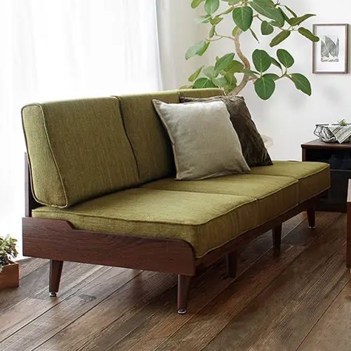 趣のある色合いが魅力 濃淡MIXカラーデザイン コイルスプリングソファ