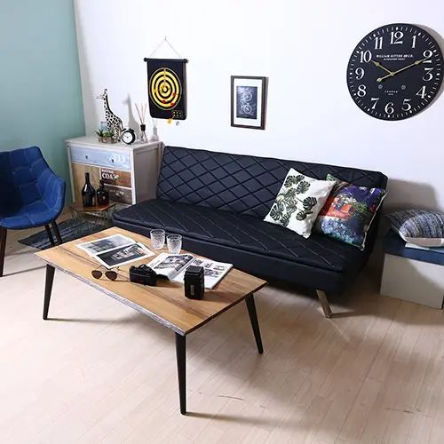 乐天商城 - ソファ 3人用 トリプル 幅180cm レザーソファ リクライニングソファ ソファベッド 肘なし 天然木使用 モダン 高級感 シンプル 座面レザー ブラック