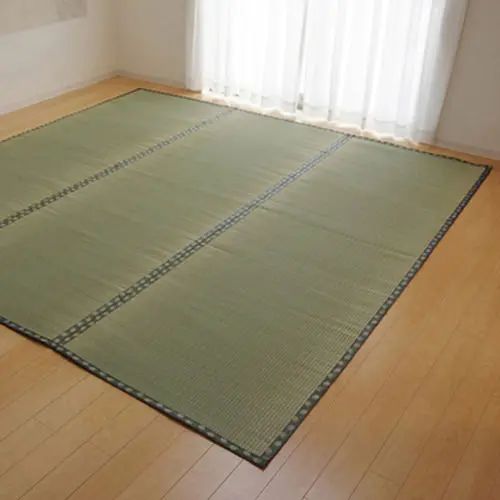 乐天商城 - [い草 ラグ] 抗菌 防臭 湿度調整 空気浄化作用 シンプル 日本国産 軽量 純国産 い草上敷き 和室 汚れ防止 九州産い草 弾力性 高品質 ハイクオリティ 丈夫 耐久性 両面仕様 コンパクト収納 カーペット 畳保護