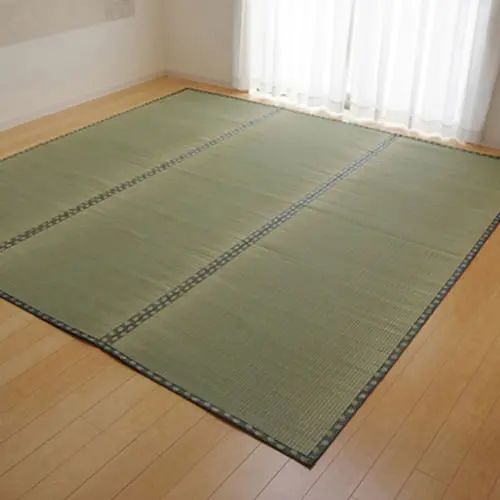 Wool - [い草 ラグ] 抗菌 防臭 湿度調整 空気浄化作用 シンプル 日本国産 軽量 純国産 い草上敷き 和室 汚れ防止 九州産い草 弾力性 高品質 ハイクオリティ 丈夫 耐久性 両面仕様 コンパクト収納 カーペット 畳保護
