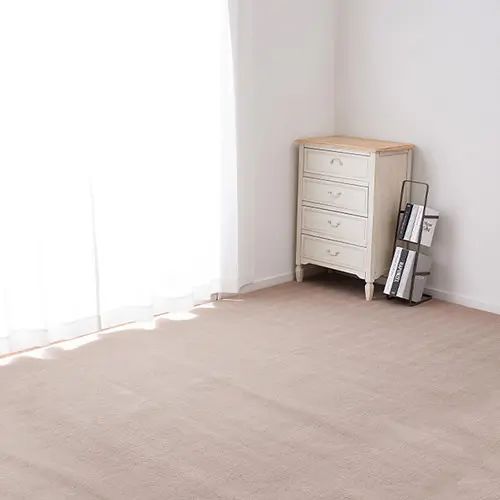 乐天商城 - カーペット 幅174cm 長さ261cm 裏面不織布 抗菌 防臭 日本国産 床暖房対応 ホットカーペット対応 江戸間3帖 ブラウン