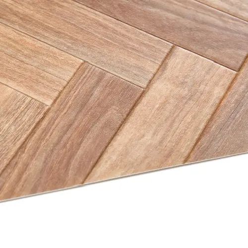 Rakuten - マット 幅90cm 長さ150cm ウォッシャブル 裏面不織布 抗菌 木目調 床暖房対応 ホットカーペット対応 フリーカット ヘリンボン