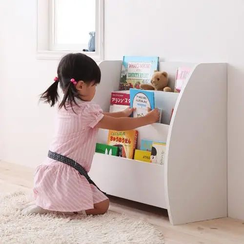 [ラック]幅65cm シンプル 大容量 絵本ラック 安心安全 シンプルデザイン 収納家具 ...