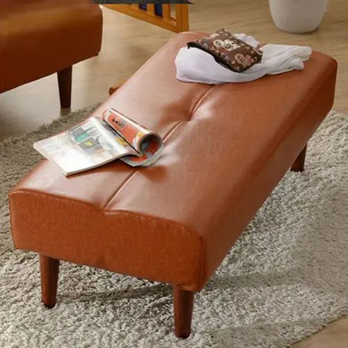 [2人用 ラブソファ] ベンチ 幅110cm 座椅子・チェア 座面レザー 座面ファブリック ポケットコイル 日本..