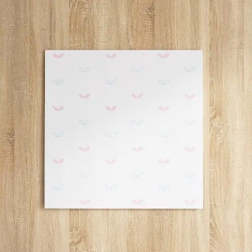 乐天商城 - 淡いピンク色がとってもかわいい 北欧のファブリックパネル