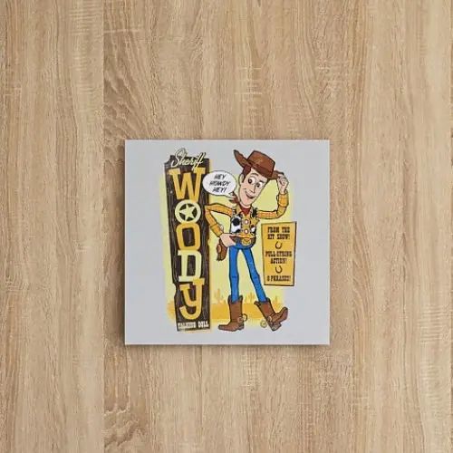 乐天商城 - [30×30] 楽しいウッディのデザイン トイ・ストーリーのファブリックパネル