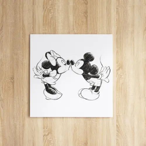 楽天市場】ミッキー ミニー イラスト キスの通販