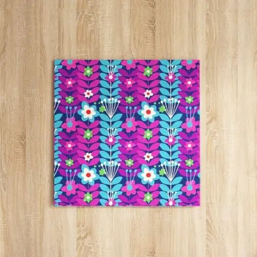 パープルやブルー系カラーで可愛く彩る スカンジナビアン デザインのアートボード