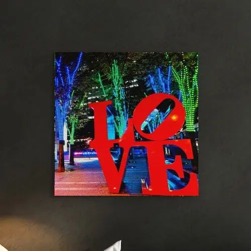 乐天商城 - どのような空間にもロマンチックさを演出 LOVEモチーフのファブリックパネル