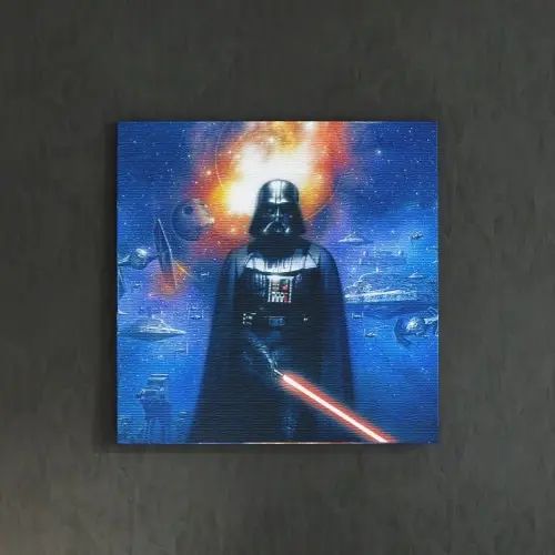 [30×30]壮大な空間 【スターウォーズ】ダースベーダーのファブリックパネル