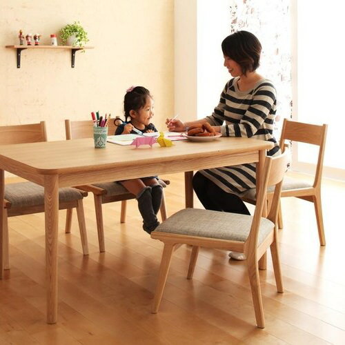 ダイニングチェア 木目調 座面ファブリック グレー オレンジ 木脚タイプ ロータイプ 天然木使用 ナチュラル ダークブラウン ウレタン塗装 リラックス