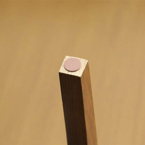 ダイニングチェア スタンダードチェアタイプ 幅44cm 奥行き53cm 高さ81cm アーム無し 座面レザー 木脚 天然木使用 北欧デザイン シンプル