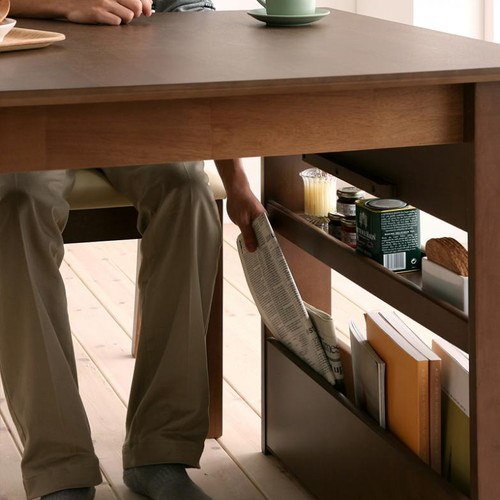 [ダイニング セット] テーブル幅135〜170cm チェア幅46cm ベンチ幅79cm レザー 合皮 肘なし 木脚タイプ 棚付き 伸縮式 ベンチタイプ カバーリング 天然木使用 シンプル ナチュラル コンパクト 6人用