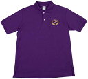 古希祝い 70歳 プレゼント ポロシャツ ゴルフウェア 誕生日祝い 男性 女性 紫 (M)