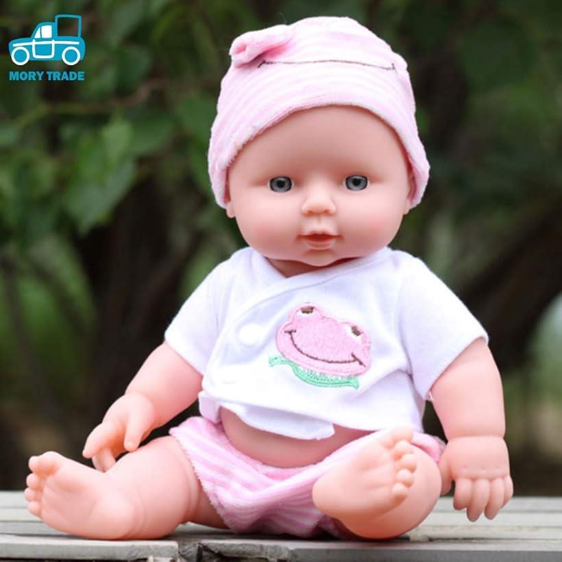 【楽天ランキング1位入賞】morytrade 人形 赤ちゃん人形 乳児 新生児 おもちゃ 沐浴 にんぎょう リアル 30cm (ピンクかえる) 3
