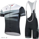【楽天ランキング1位入賞】メンズ サイクルジャージ 上下セット 半袖 サイクルウェア サイクリング ジャージセット ビグパンツ 自転車ウェア 4Dパッド ロード...
