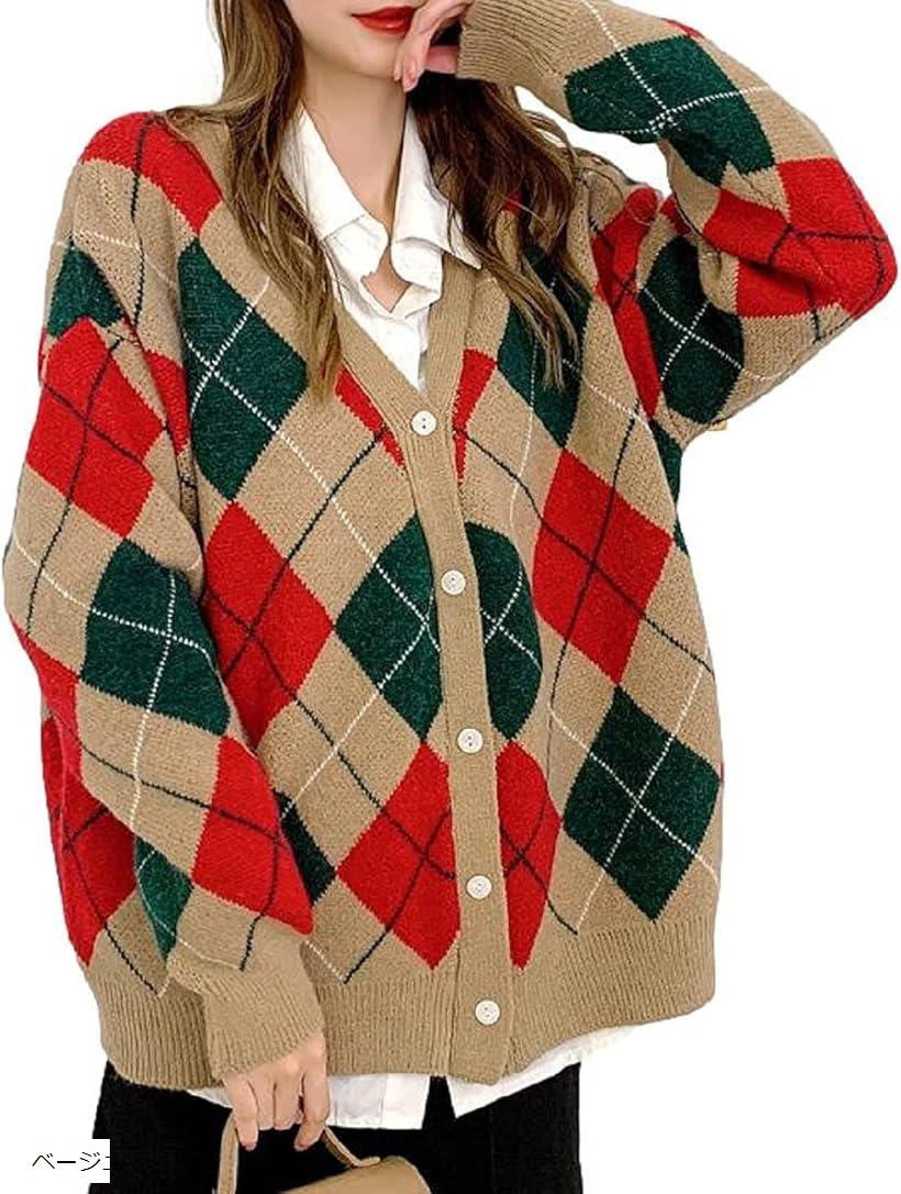 ニブンノイチプラス 可愛い おしゃれ トップス カーディガン レディース( ベージュ, Free Size)のサムネイル