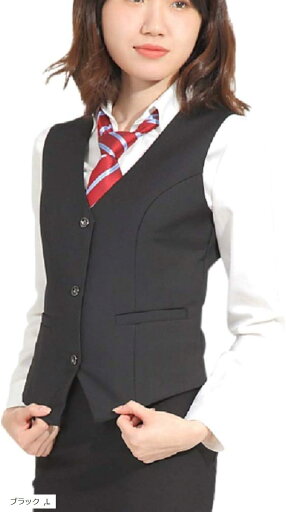 ベスト レディース フォーマル ビジネス ジレ オフィスレディ 事務服 会社制服 e369(ブラック, L) ベスト レディース フォーマル ビジネス ジレ オフィスレディ 事務服 会社制服 e369(ブラック, L)