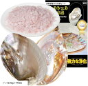 さざれ石 セット パールシェル 貝殻 浄化皿 ピンク100g+貝殻2(ピンク100g+貝殻2)