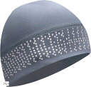 TeamOneDay ComfortCap360 ランニング ニット帽 メンズ レディース ビーニー 360°リフレクター スパンデックス 反射(グレー)