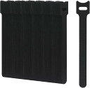 【楽天ランキング1位入賞】面ファスナー式 ケーブルタイ 長さ 15cm 150mm x 100本セット ナイロン製 ケーブルバンド 結束バンド 配線整理(100...