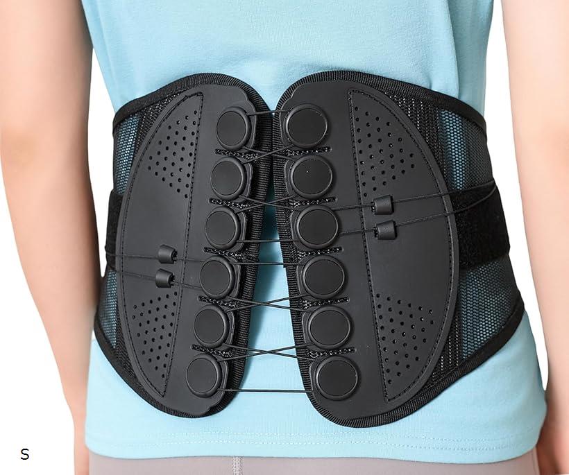 ベルト 腰コルセット 腰用 メッシュ通気 省力動滑車 洗濯可 薄型 腰ベルト 男女兼用 骨盤 姿勢 スポー..