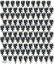電気柵 Rガイシ 電柵支柱用 支柱径 16mm〜25mm対応 電柵ポール 電柵資材 電気牧柵 電牧 樹脂碍子 がいし 電気柵ガイシ(100個セット)