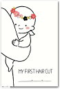 ファーストカット アート 胎毛 台紙 記念日 赤ちゃん(抱っこピンク)