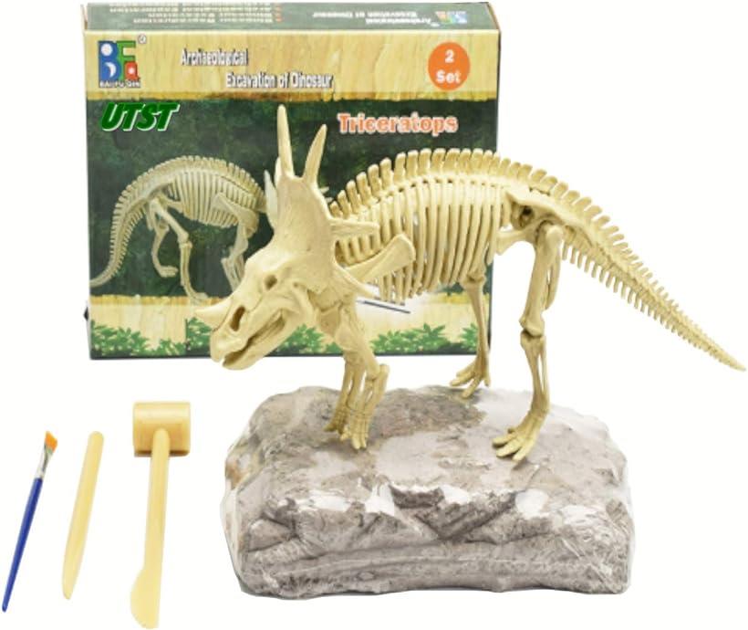 商品コード2b65uu1s39商品名恐竜スティラコサウルス 角龍 草食恐竜 化石発掘セット スティラコサウルスブランドUTST・ラプトル ヴェロキラプトル 小型肉食恐竜の化石発掘 骨格組立キットとなります。石膏のなかには骨のカセキが入ってお...