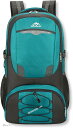 リュック 登山 大容量 50L - 60L ウエストベルト ハイキング キャンプ バックパック 防災 撥水 フィット感 多機能 通気性(グリーン, M)(4)