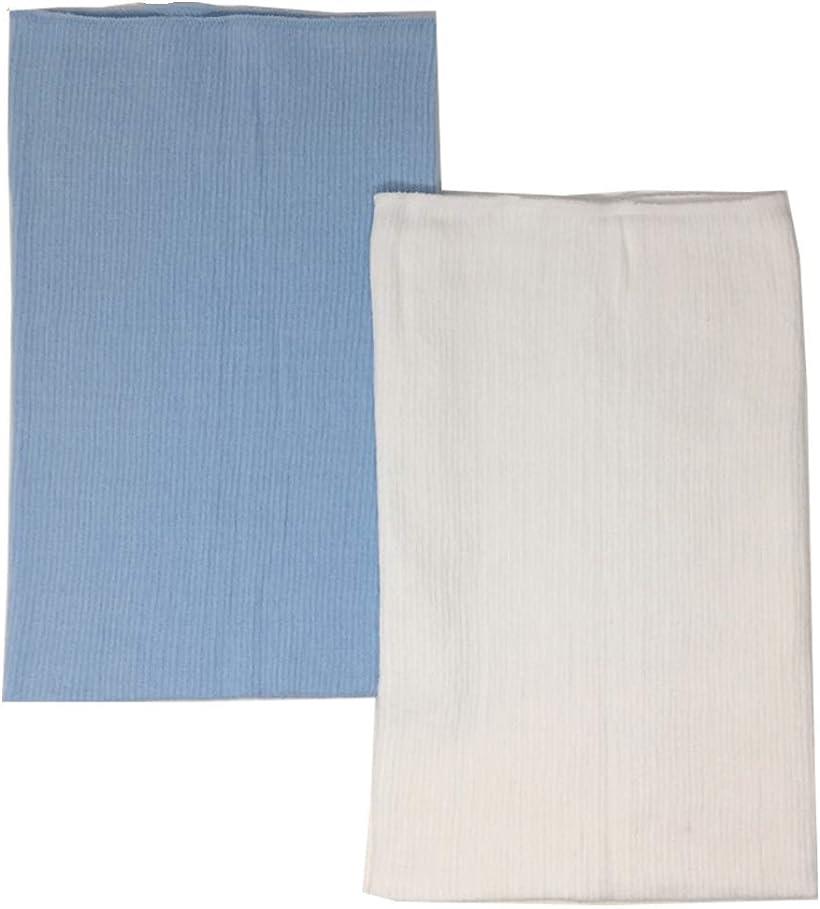 [pkpohs] 腹巻 2枚組 綿 日本製 薄手 伸縮性に優れた昔ながらの腹巻き 男女兼用 ホワイト・ブルー フリーサイズ 