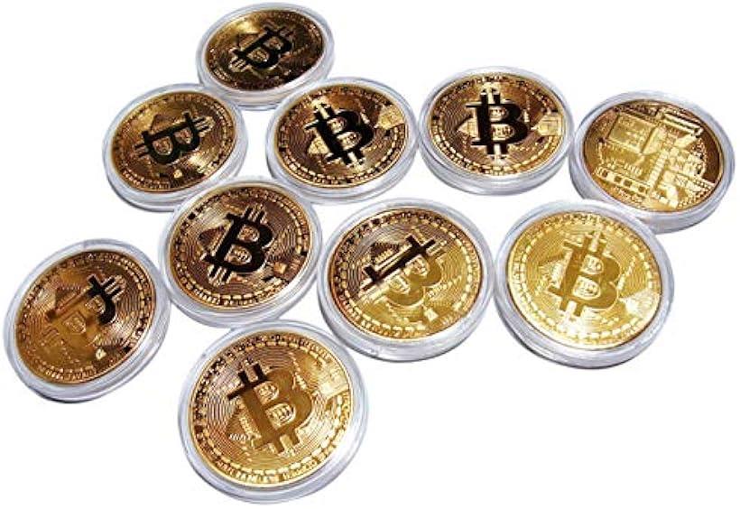 ビットコイン レプリカ Bitcoin replica (ビットコイン（金）10枚セット)