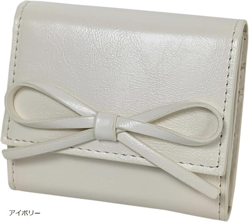 3つ折り財布 レディース ミニ 可愛い 小さい 御洒落 カード収納 使いやすい 小さい財布 ミニ財布 小銭入れ有り 三つ折り財布 ちいかわ box型 札入れ R65(アイボリー)