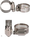 ステンレス ホースバンド 耐熱 ホースクランプ 14mm〜27mm 10個セット 20個セット 水道ホース サイズ