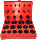互換品 Oリング セット 30種類 382個 耐油性 オーリング ゴム パッキン 赤箱(ブラック)