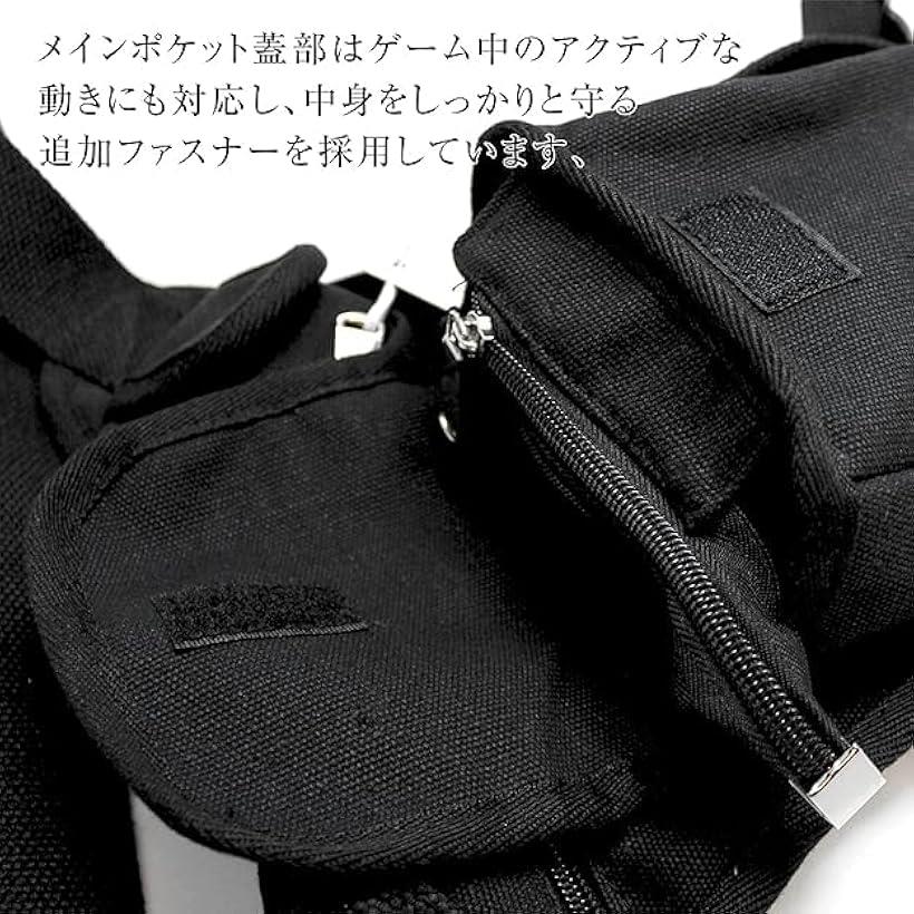 FORESTFIELD ウエストポーチ レッグポーチ 太腿にしっかりフィット バッグ 軽量で多機能便利 サバゲー アウトドア バイク 自転車 黒 ブラック(ブラック, フリー)