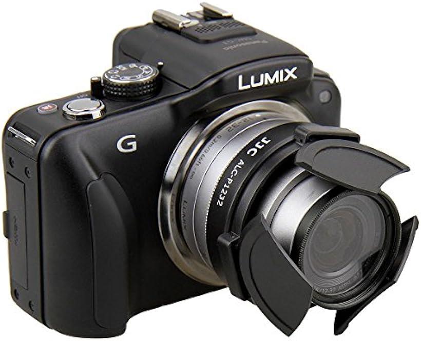 LUMIX G VARIO 12-32mm/3.5-5.6 専用オートレンズキャップ ALC-P1232(ブラック, 1232-S)