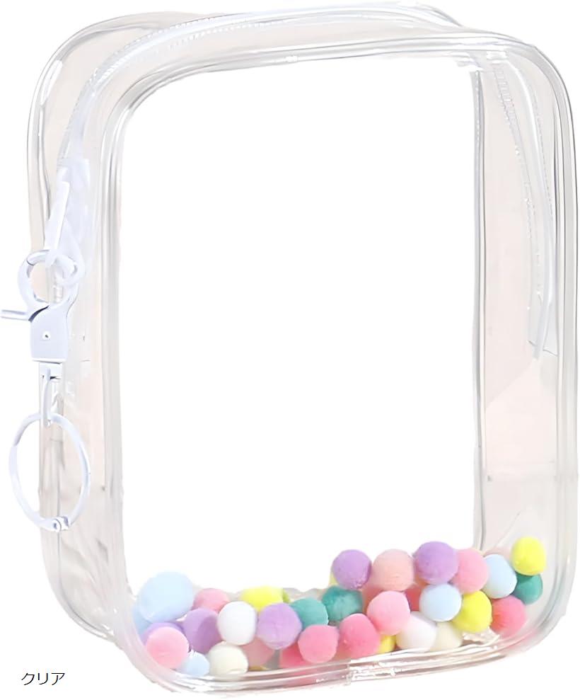 クリアバッグ ぬいぐるみ用 持ち運びバッグ (クリア)