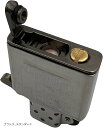 ジッポー用 揮発防止 メタルパッド 高密閉Oリング+高精度CNC加工フリント収納可 ライター用 蒸発防止 密閉パーツ オイル長持ち カスタムパーツ(ブラック, スタンダード)(4)