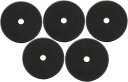 スポンジバフ 電動 ポリッシャー ワックスがけ 研磨 艶出し 仕上げ 180mm 5点 セット(ブラック)
