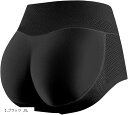 ヒップアップ パッド スポンジ ショーツ(ブラック, XL)