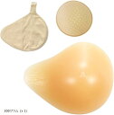 人工乳房 螺旋型 シリコンパッド 保護カバー ブラパット 3点セット 右胸 フック付き 乳がんパッド バスト補正(ベージュ, 300グラム (x 1))
