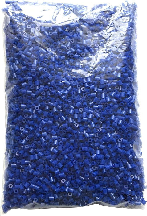 アイロンビーズ 単色 選べるカラー 5mm 単品 500g 約8000個 大容量 27: 紺色(27: 紺色)