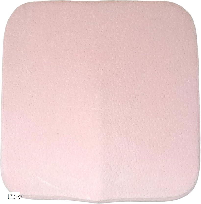 車いす専用クッション 替えカバー 洗い替え用(ピンク, 40x40x6cm)