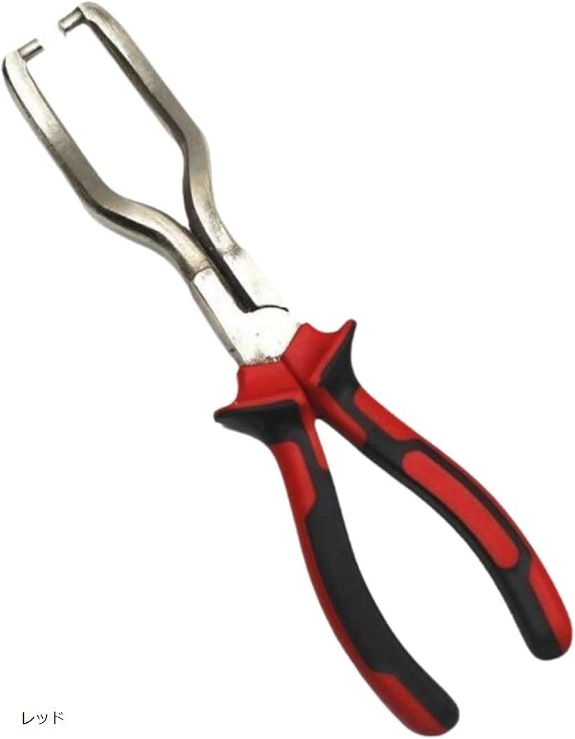 カップリングプライヤー コネクター外し カプラー外し ホースプライヤー クリップ外し グリーン レッド (レッド)