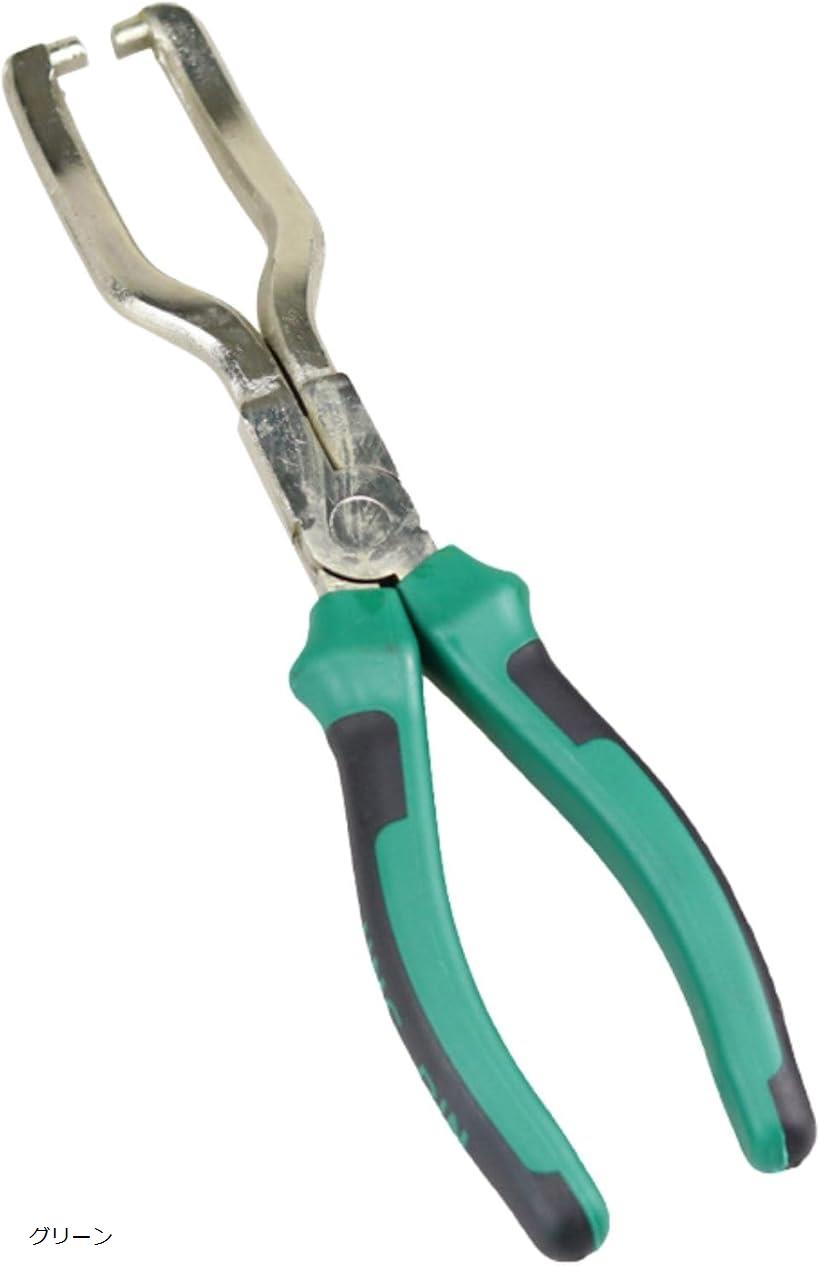 カップリングプライヤー コネクター外し カプラー外し ホースプライヤー クリップ外し(グリーン)