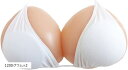三角形 乳癌パッド シリコン 人工乳房 左右2個セット 胸パッド(肌色, Free Size(1200グラムx2))(4)