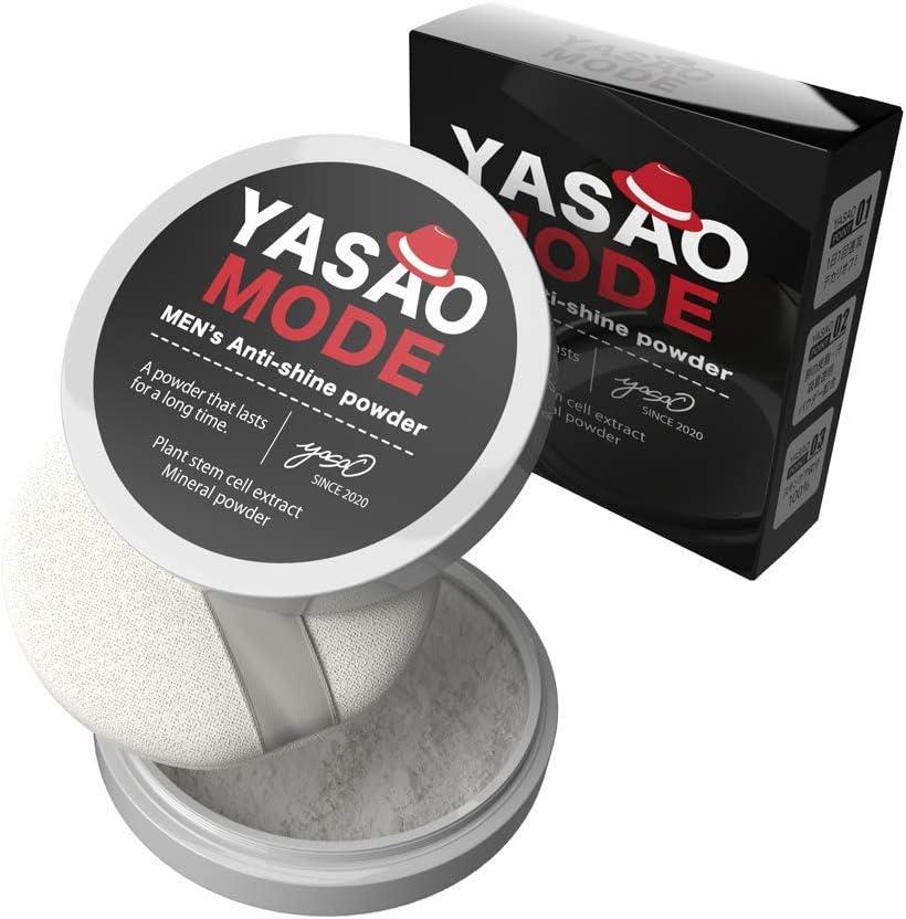 YASAO ヤサオモード フェイスパウダー メンズ 日本製 5g サラサラ テカリ防止